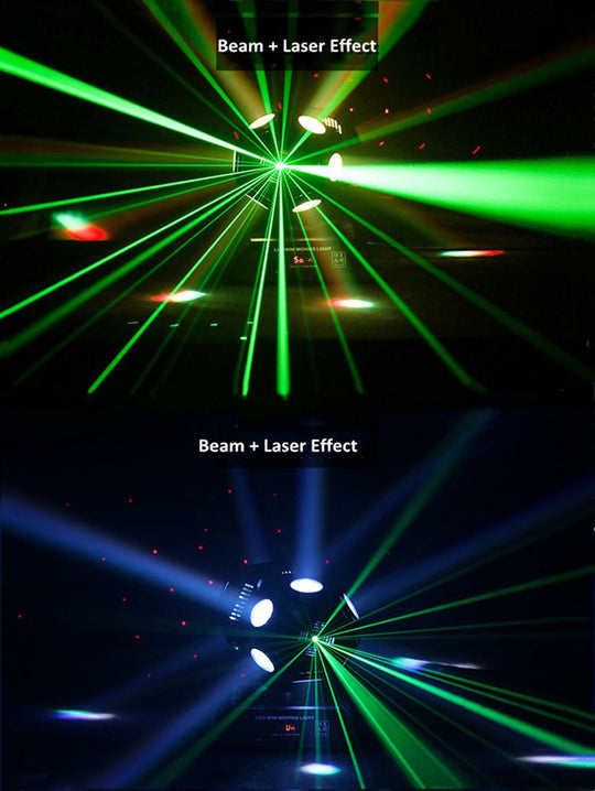 4-in-1 Party Laser Stroboscoop