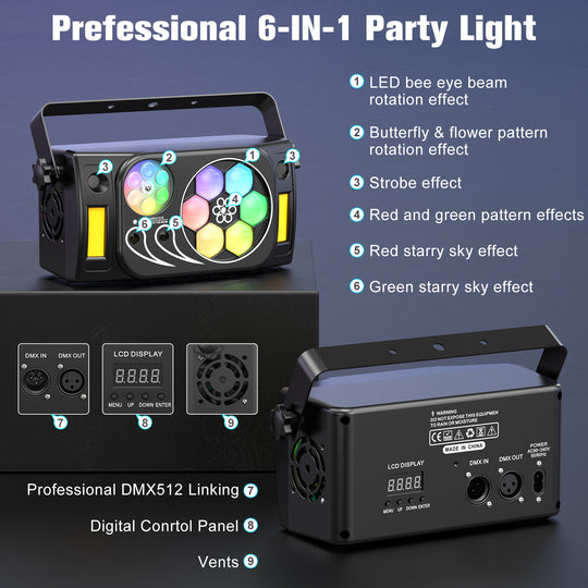 6-1 party licht